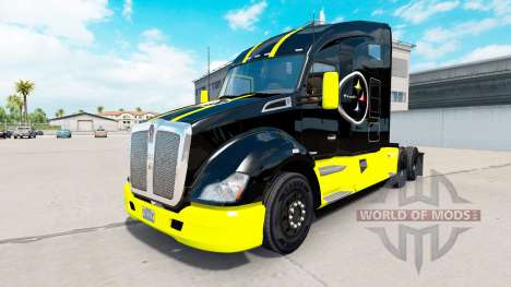 Pittsburgh Steelers skin for the Kenworth tracto for American Truck Simulator