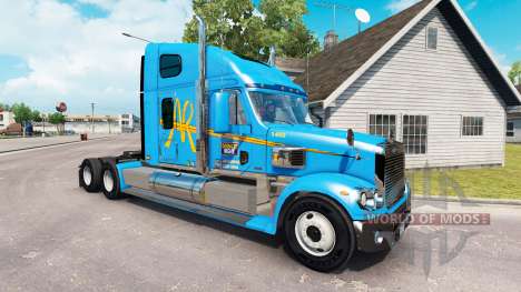 Skin A&R on the truck Freightliner Coronado for American Truck Simulator