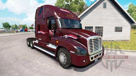 Skin Millis on tractor Freightliner Cascadia for American Truck Simulator