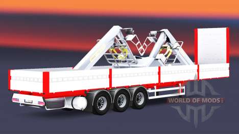 Flatbed semi-trailer Kogel for Euro Truck Simulator 2