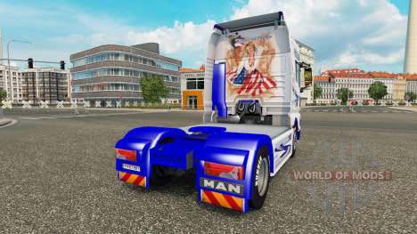 American Dream skin for MAN truck for Euro Truck Simulator 2