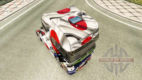 Skin Japao Copa 2014 for Scania truck for Euro Truck Simulator 2