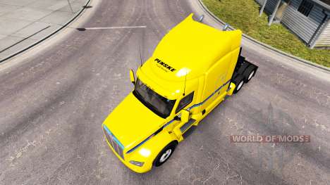 Penske skin for the truck Peterbilt for American Truck Simulator