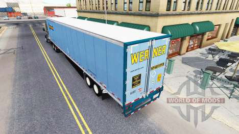 All-metal semi-trailer for American Truck Simulator