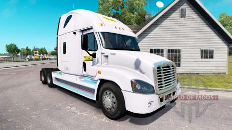 The skin on the J. B. Hunt tractor Freightliner  for American Truck Simulator