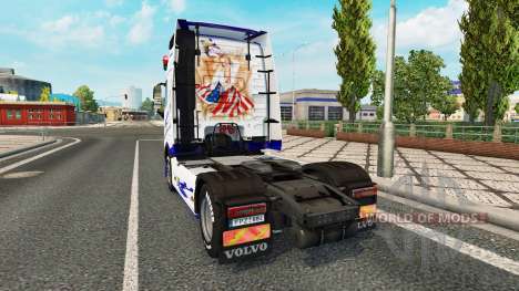 American Dream skin for Volvo truck for Euro Truck Simulator 2