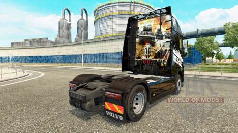 Skin World of Tanks on Volvo trucks for Euro Truck Simulator 2