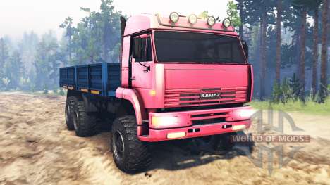 KamAZ-65221 USSR for Spin Tires
