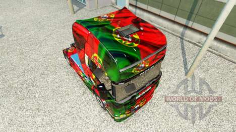 Skin Portugal Copa 2014 for Scania truck for Euro Truck Simulator 2
