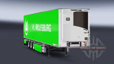 Semi-Trailer Chereau VfL Wolfsburg for Euro Truck Simulator 2