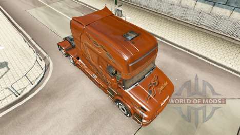 Scania T Longline [Black Amber] for Euro Truck Simulator 2
