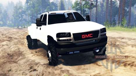 GMC Sierra 3500 Crew Cab 2001 for Spin Tires