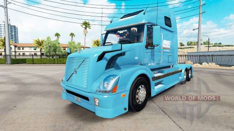 AMST skin for Volvo truck VNL 670 for American Truck Simulator