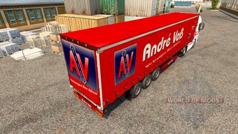 Andre Voss skin for the trailer for Euro Truck Simulator 2