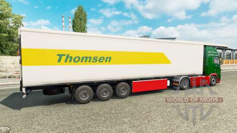 Thomsen skin for the trailer for Euro Truck Simulator 2