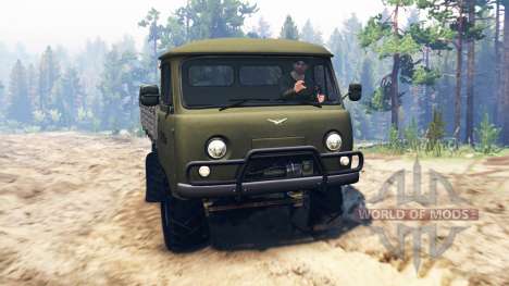 UAZ-452Д for Spin Tires