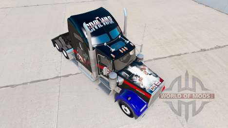Skin Civil War for the truck Kenworth W900 for American Truck Simulator