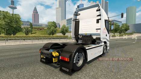 The Pink Plush AG skin for Iveco tractor unit for Euro Truck Simulator 2