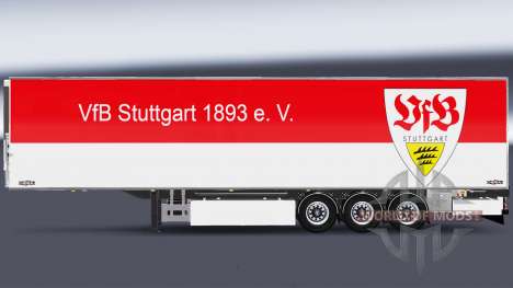 Semi-Trailer Chereau VfB Stuttgart for Euro Truck Simulator 2