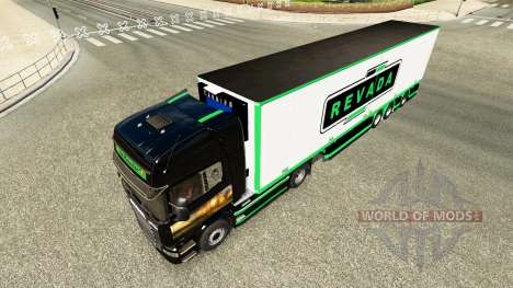 Skin Revada & de Keuster on tractor Scania for Euro Truck Simulator 2