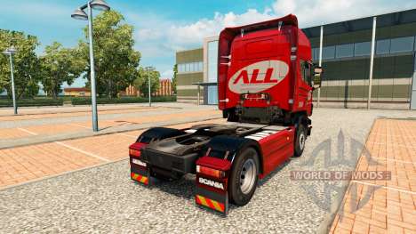 The America Latina Logistica skin for Scania tru for Euro Truck Simulator 2