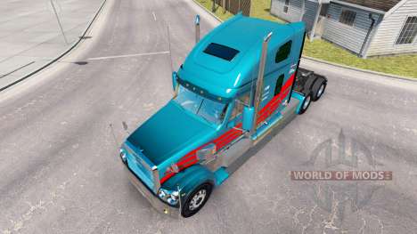 The skin on the truck Freightliner Coronado for American Truck Simulator