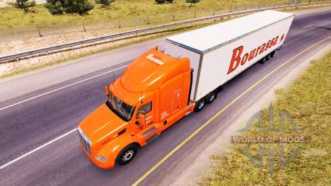 Bourassa skin for the truck Peterbilt for American Truck Simulator