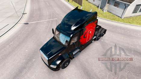 Skin Turkish Power on the tractor Peterbilt for American Truck Simulator