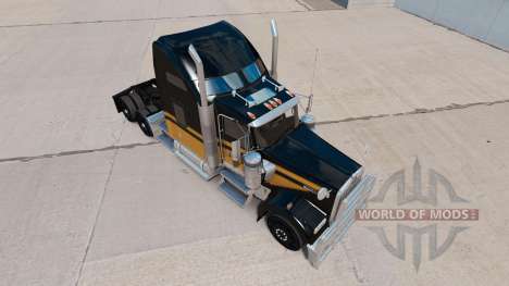 Skin Snowman on the truck Kenworth W900 for American Truck Simulator