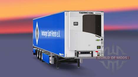 Semi-trailer Chereau Hamburger SV for Euro Truck Simulator 2