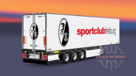 Semi-trailer Chereau SC Freiburg for Euro Truck Simulator 2