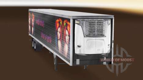 Skin United Colours for semi-refrigerated for American Truck Simulator