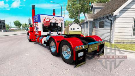 USA skin for the truck Peterbilt 389 for American Truck Simulator
