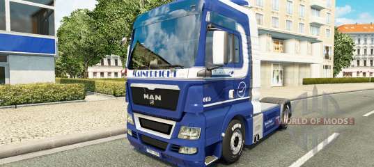 Mainfreight skin for MAN truck for Euro Truck Simulator 2