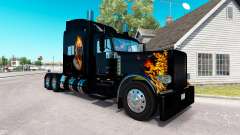 Ghost Rider skin for the truck Peterbilt 389 for American Truck Simulator