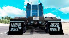 Mudguards I Support Single Moms v1.6 for American Truck Simulator