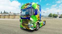 Skin Brasil 2014 for Scania truck for Euro Truck Simulator 2