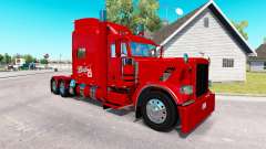 Skin 29 Budweiser Peterbilt tractor 389 for American Truck Simulator