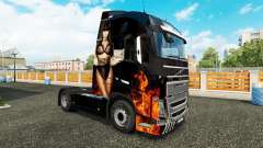 Nicki Minaj skin for Volvo truck for Euro Truck Simulator 2