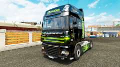 Skin Nvidia for tractor DAF XF 105.510 for Euro Truck Simulator 2