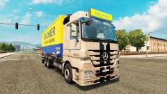 Tuning for Mercedes-Benz Actros MP3 for Euro Truck Simulator 2