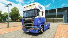 The H. Veldhuizen BV skin for Scania truck for Euro Truck Simulator 2