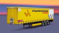 Itapemirim Cargas skin for the trailer for Euro Truck Simulator 2