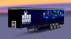 Skin FC Schalke 04 on semi-trailer for Euro Truck Simulator 2