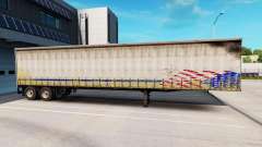 Old curtain semi-trailer for American Truck Simulator