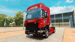 The America Latina Logistica skin for Scania truck for Euro Truck Simulator 2