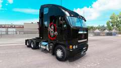 Skin Reworked the Skull on the truck Freightliner Argosy for American Truck Simulator
