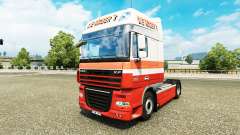 Die Nabers skin for DAF truck for Euro Truck Simulator 2