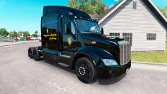 LCPD skin for the truck Peterbilt for American Truck Simulator