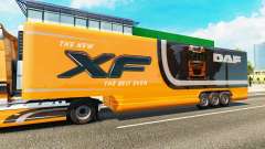 Semi-trailer refrigerator truck DAF XF for Euro Truck Simulator 2